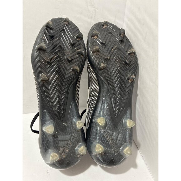 Adidas Adizero Electric 1 Mens Shoes Sz 10 Black White Lace-Up Football Cleats - Picture 6 of 7